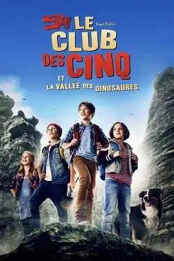 Jaquette de Le Club des Cinq et la vallée des dinosaures