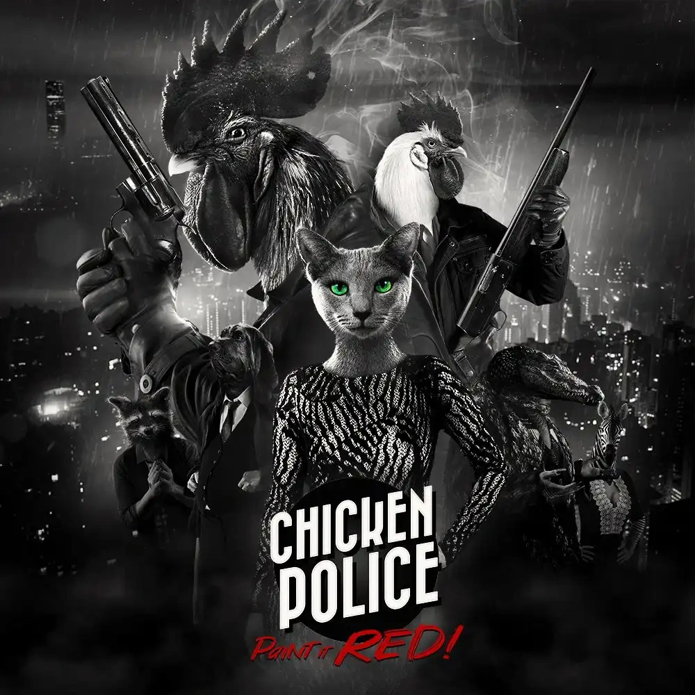 Jaquette de Chicken Police - Paint it RED!