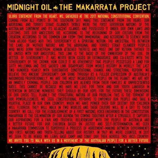 Jaquette de Midnight Oil - The Makarrata Project 2020