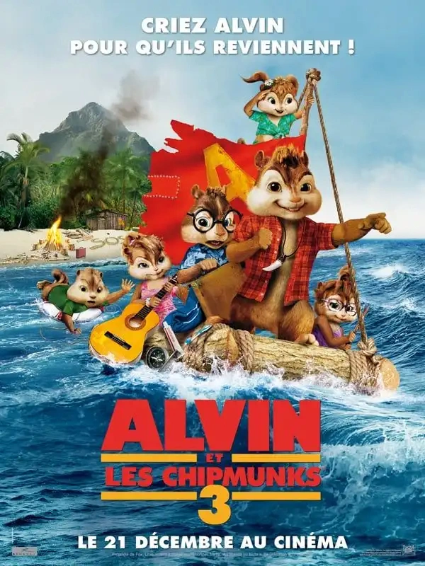 Jaquette de Alvin et les Chipmunks 3