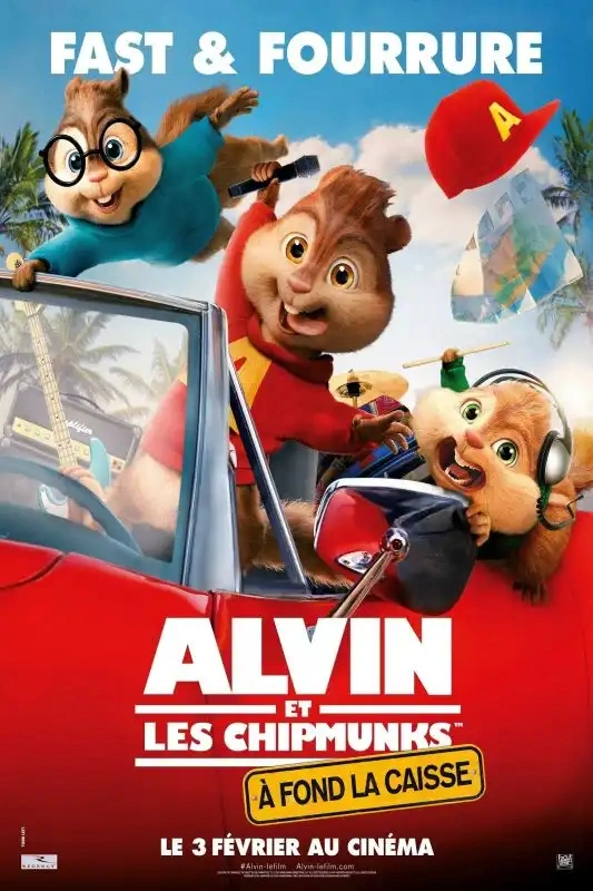 Jaquette de Alvin and the Chipmunks The Road Chip