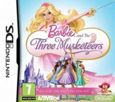 Jaquette de Barbie et les 3 mousquetaires (DS)