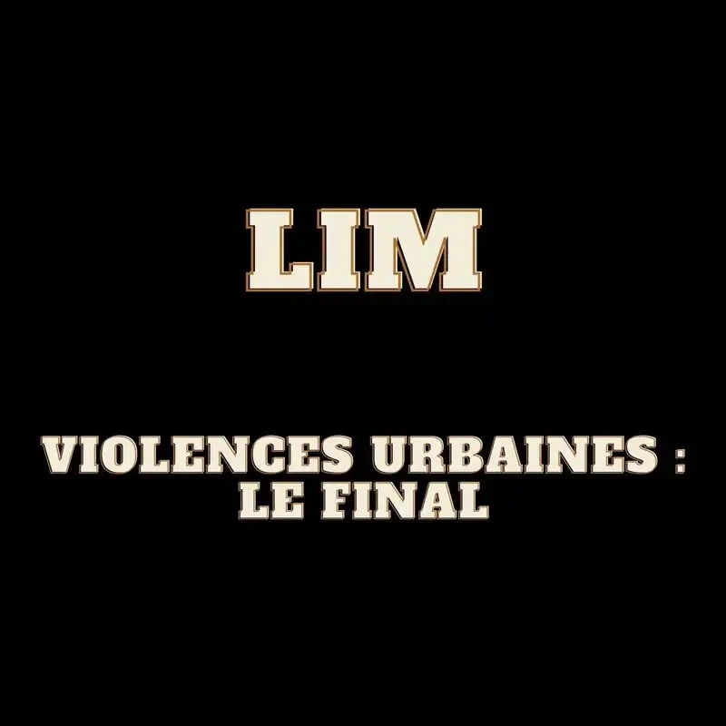 Jaquette de Lim - Violences urbaines le final 2021