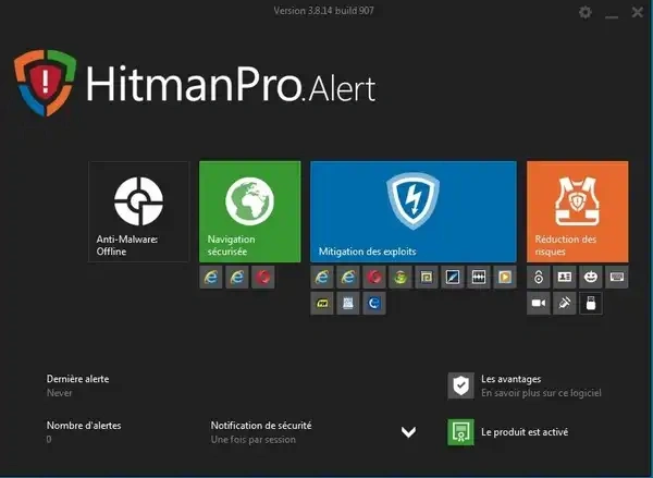 Jaquette de HitmanPro Alert 3.8.18 Build 921 Win x32x64 Multi Préactivé