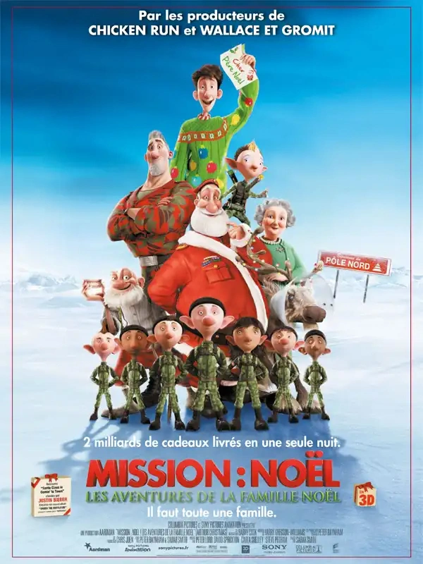 Jaquette de Arthur Christmas