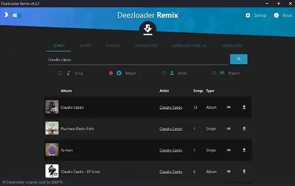 Jaquette de Deezloader Remix V.4.2.2