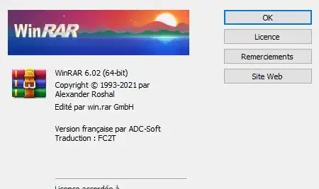 Jaquette de WinRAR 6.0.2 x64 x86