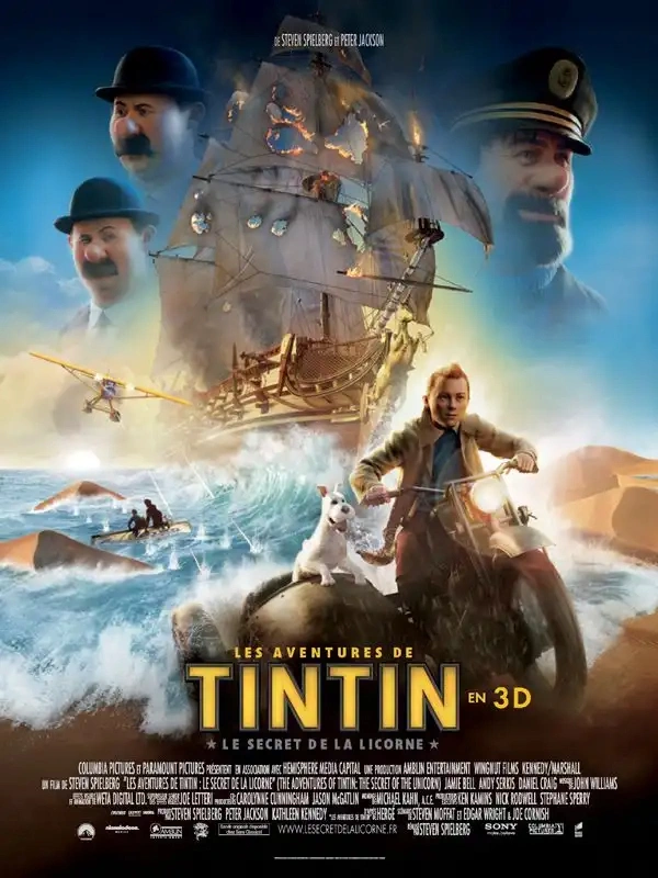 Jaquette de Les Aventures de Tintin Le Secret de la Licorne