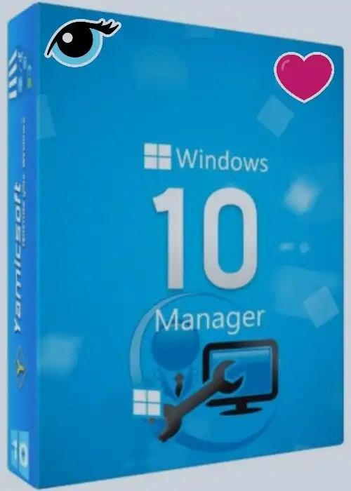 Jaquette de Yamicsoft W10 Manager 3.1.7+Portable
