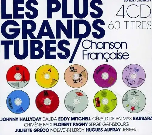 Jaquette de LES PLUS GRANDS TUBES CHANSON FRANÇAISE 2013
