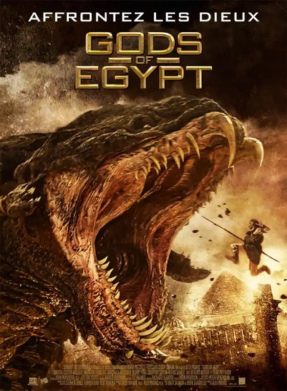 Jaquette de Gods of Egypt (2016)