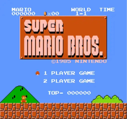 Jaquette de Super Mario Bros Version 1.0.0