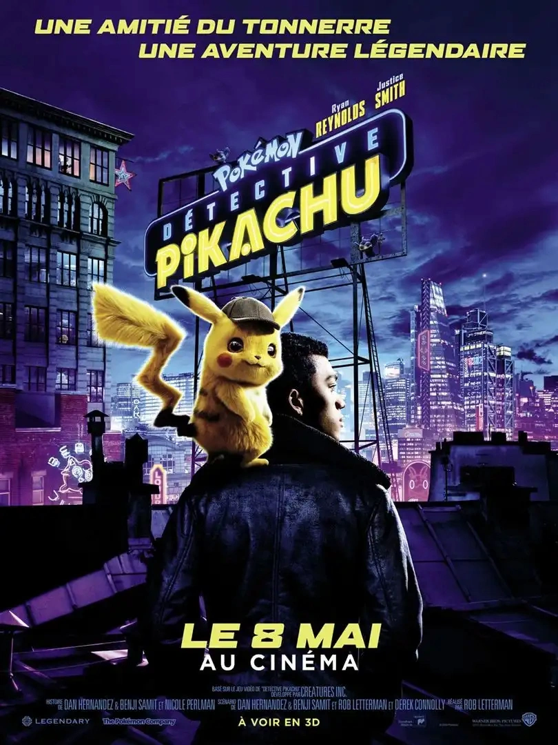 Jaquette de Pokemon Detective Pikachu