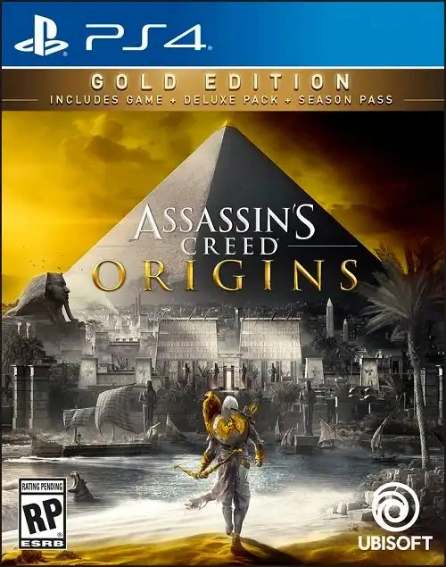 Jaquette de Assassins Creed Origins Deluxe DLC and Language Pack PS4