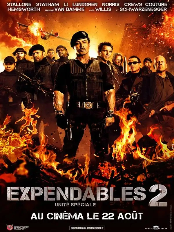 Jaquette de The Expendables 2
