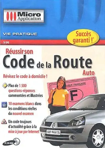 Jaquette de réussir son code de la route (2003)