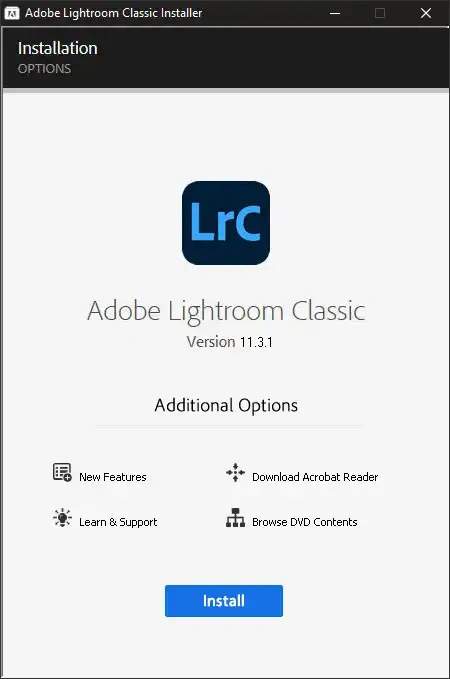 Jaquette de Adobe Lightroom Classic v11.4.1 Multilangue