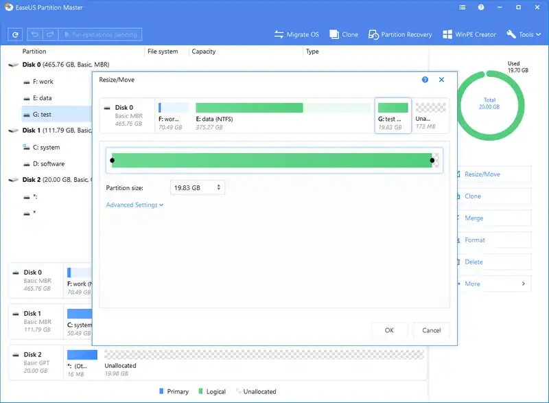 Jaquette de EASEUS Partition Master 16.8 All Editions x86/x64