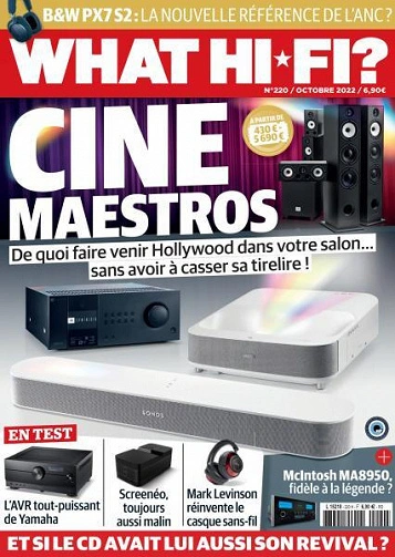 Jaquette de What Hi-Fi France - Octobre 2022