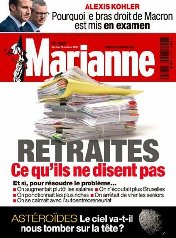 Jaquette de Marianne - 6 Ocrobre 2022