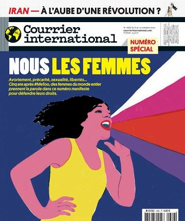 Jaquette de Courrier International - 6 Octobre 2022