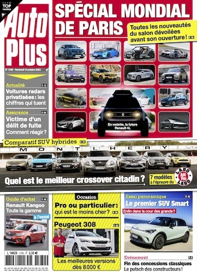 Jaquette de Auto Plus - 14 Octobre 2022