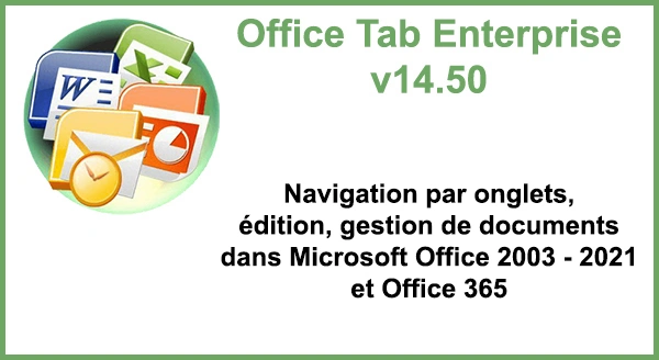 Jaquette de Office Tab Enterprise v14.50