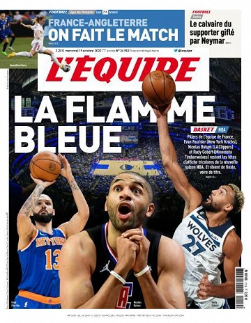 Jaquette de L'equipe - 19 Octobre 2022