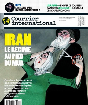 Jaquette de Courrier International - 20 Octobre 2022