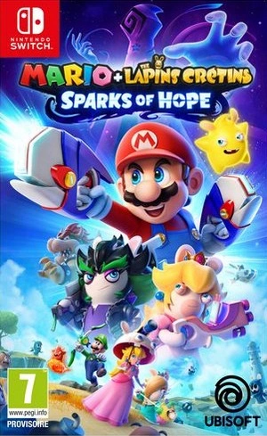 Jaquette de Mario and The Lapins Cretins Sparks of Hope