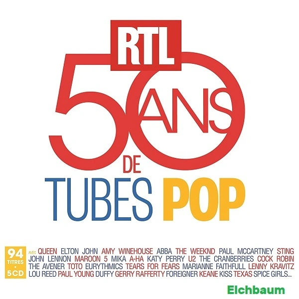 Jaquette de VA - RTL 50 ans de Tubes Pop 2022