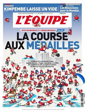Jaquette de L'equipe - 15 Novembre 2022