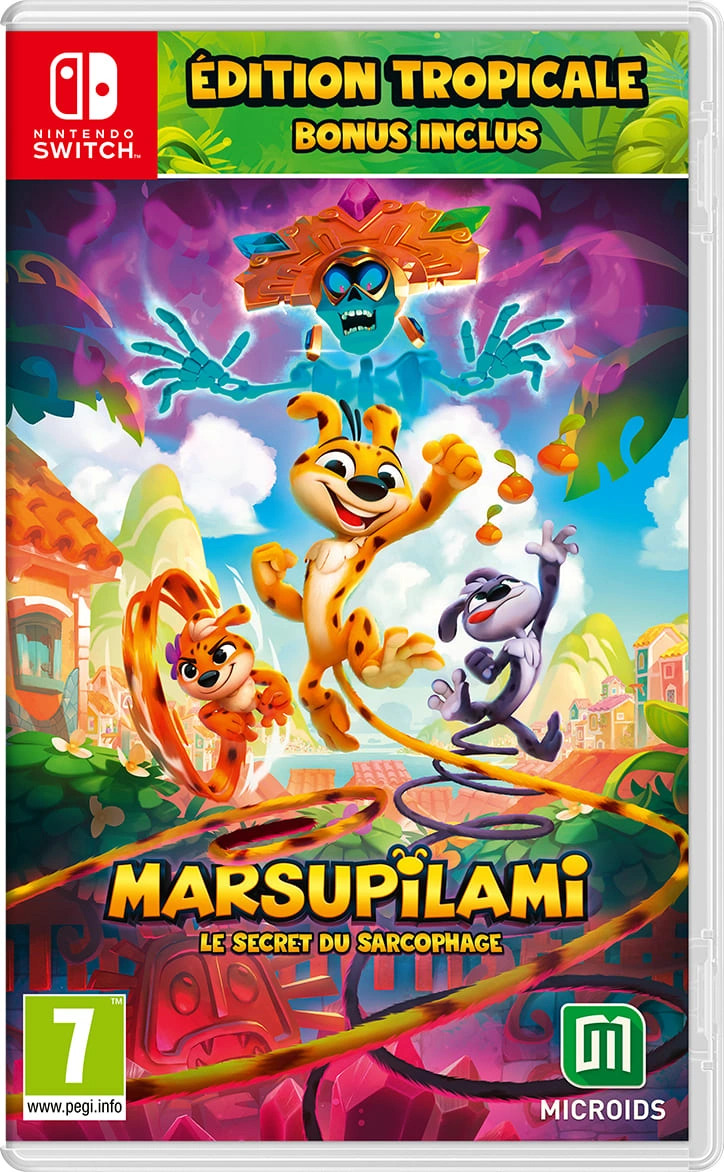 Jaquette de MARSUPILAMI Le Secret du Sarcophage