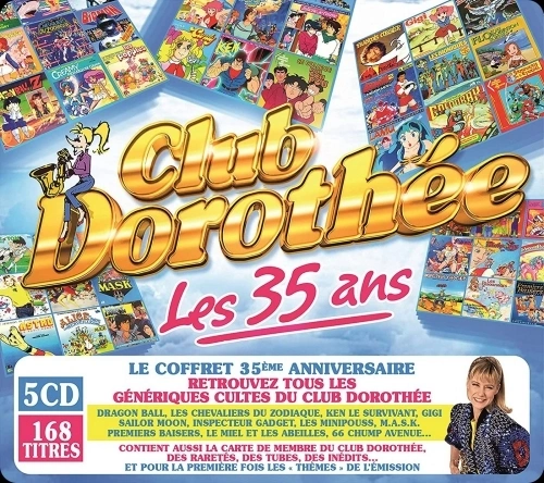 Jaquette de Coffret Club Dorothée 35 Ans - 2022