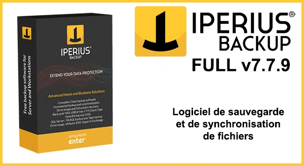 Jaquette de Iperius Backup Full v7.7.9