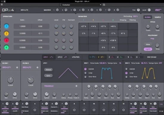 Jaquette de AIR Music Technology OPx-4 v1.1.0