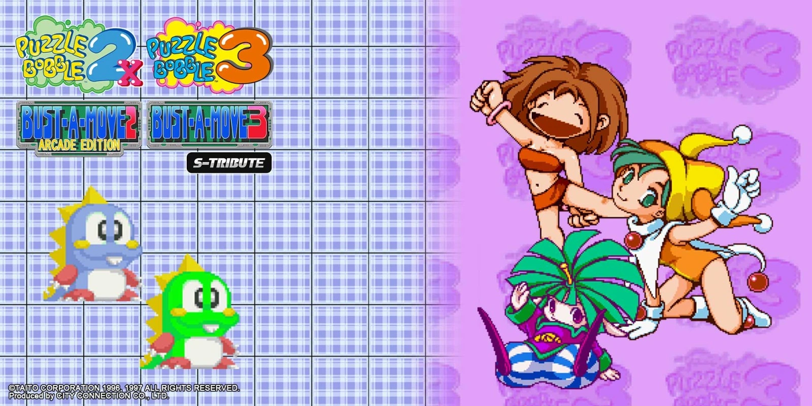 Jaquette de Puzzle Bobble and Bust a Move Tribute