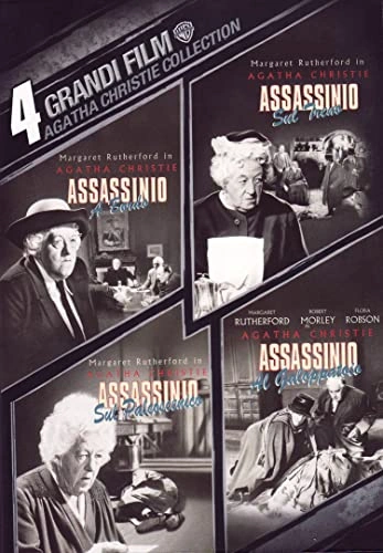 Jaquette de Coffret 4 films Miss Marple avec Margaret Rutherford