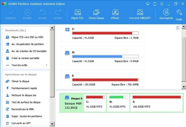 Jaquette de AOMEI Partition Assistant Technician 9.14 WinPE x64 Multi activé