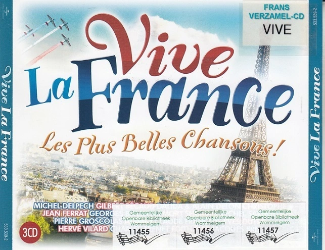 Jaquette de Vive La France - Les Plus Belles Chansons! 2011