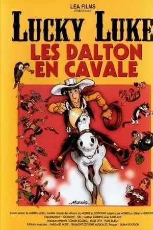 Jaquette de Lucky Luke, les Dalton en cavale