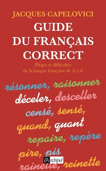 Jaquette de Guide du français Correct 1999