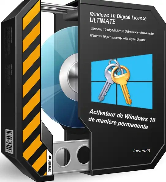 Jaquette de Activateur pour Windows 10 - Digital License Ultimate 1.0 en Anglais