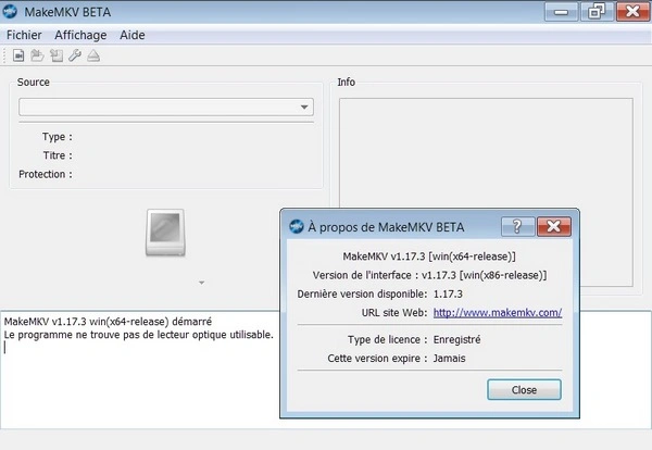 Jaquette de MakeMKV 1.17.3 Portable Win x64 Multi Préactivé