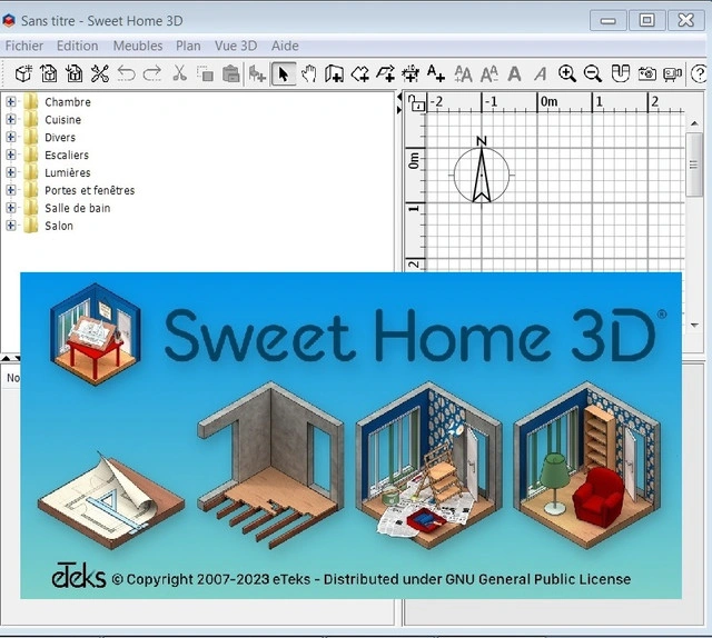 Jaquette de Sweet Home 3D 7.1 Win x64 Multi Préactivé