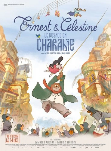 Jaquette de ernest et celestine le voyage en charabie