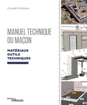 Jaquette de Manuel Technique du Maçon - Matériaux Outils Techniques 2019