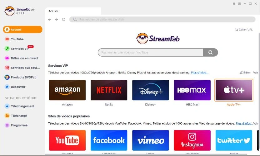 Jaquette de DVDFab StreamFab 6.1.2.1