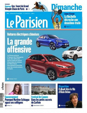 Jaquette de Le Parisien - 21 Mai 2023