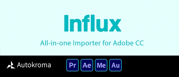 Jaquette de Autokroma Influx v1.3.0 pour Adobe AE